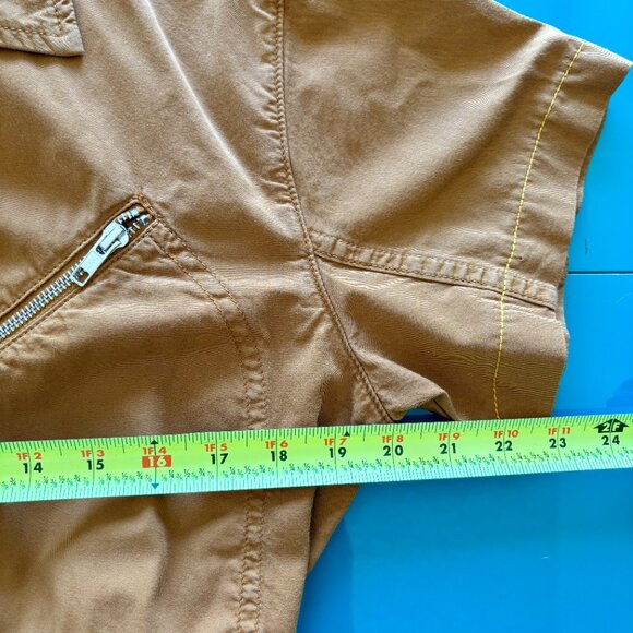 Topshop Women’s Camel-colored Jumpsuit – Size 8 - Picture 12 of 16